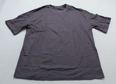 SHEIN Men’s Short Sleeve Solid Cotton Drop Shoulder T-Shirt ZS6 Gray XL