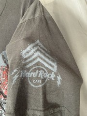Hard Rock Cafe Shirt Mens Large Gray Maui Crest Skull Graphic Dragons Tee
