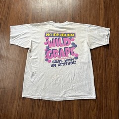 Vintage 90s Schnapps T-shirt XL Graphic Wild Grape Green Apple Imitation Liqueur