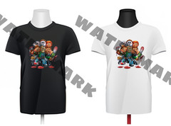 Men’s Graphic T Shirt Tee Black or White S M L XL XXL XXXL Short Sleeve