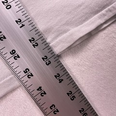 Vtg 80s Hanes Blank Tee L White Single Stitch USA Distressed Boxy Fit Thrashed