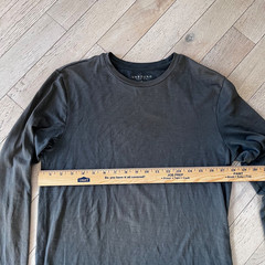 Unbound Merino Shirt Long Sleeve Men’s Small 100% Merino Wool Dark Green