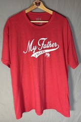 My Father Cigars T Shirt 2XL Red Graphic Tee Tobacco Lounge Style