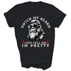 Touch My Beard And Tell Me I’m Pretty Monkey Unisex Shirt Gift