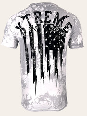 Xtreme Couture By Affliction Men’s T-shirt Blazing Roadway Skull S-5XL