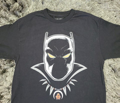 Rufnek T-Shirt Mens Large Black Panther Marvel Short Sleeve Cotton Pullover Logo