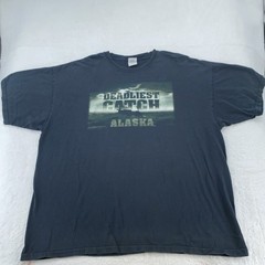 Deadliest Catch Alaska Shirt Mens 2XL TV Show Graphic Discovery Channel 2010s
