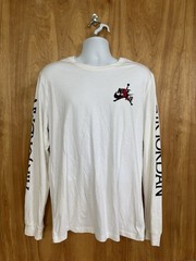 Jordan Nike Air Long Sleeve T-Shirt Men’s Large White Jumpman Graphic Tee