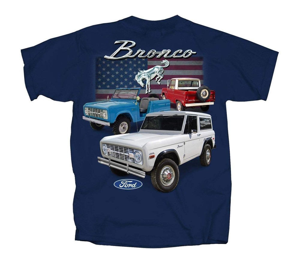 Ford Broncos Blue Mens..Joe Blow T’s licensed (Joe Blow T’s)