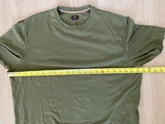 Left Coast Tee M11 Mens Green Classic Preppy Casual Pima Cotton T Shirt Sz Large
