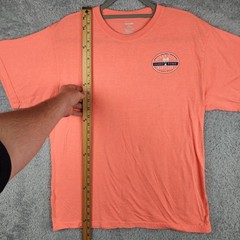 Ocean City Shirt Mens Large Orange Island Time Maryland Graphic Logo Beach Tee