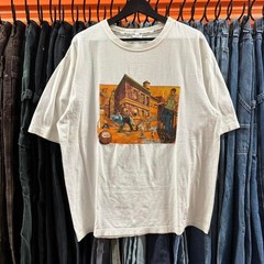 Vintage 90s Ecko Unltd Mosaic Graphic T-Shirt, Skater Grunge, White – XL