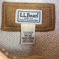 LL Bean Mens Waffle Knit Henley Shirt Mustard Yellow Fleece Lined 298100 Medium
