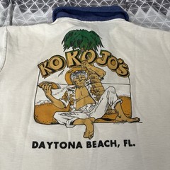 True Vintage 70s Daytona Beach KokoJo’s Polo Bike Week Single Stitch Skate Surf