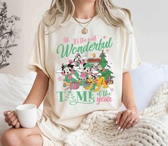 Disney Merry Christmas Mickey And Friends T-shirt Unisex1
