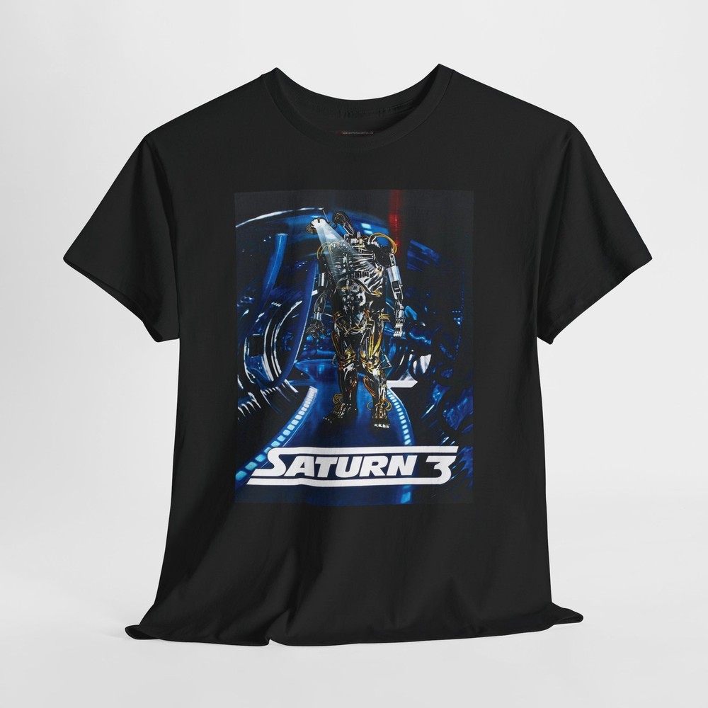 Saturn 3 1980 Retro Movie Poster Horror Unisex Graphic T-Shirt