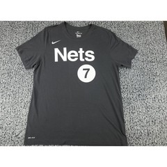 Nike T-Shirt Mens XL Gray Brooklyn Nets Kevin Durant 7 Dri-FIT BV1919-06F