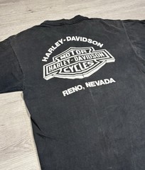 Vintage Harley Davidson Tee 3D Emblem 1988 Size M Motorcycle Biker Single Stitch