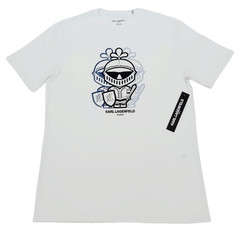Karl Lagerfeld Men’s T-shirt Size Large Color White (NEW WITH ORIGINAL TAGS)