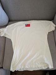 Taiwanese Flag T-Shirt Cute Heart Taiwan white XL Republic Of China Roc Tshirt