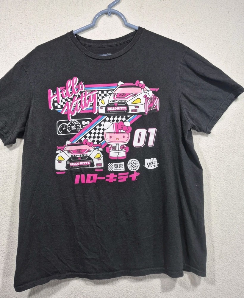 Hello Kitty by Sanrio Racing T-Shirt Adult Size Large