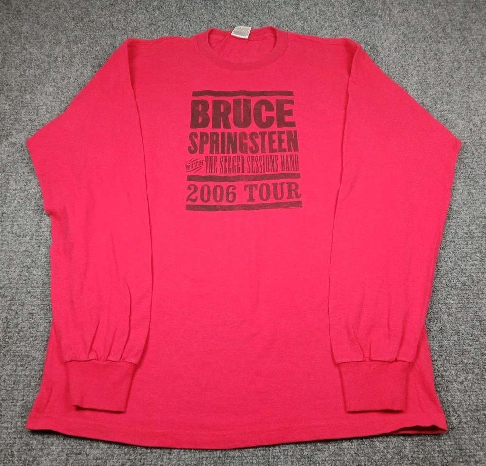 Vtg Bruce Springsteen Seeger Sessions World Tour 2006 Band T Shirt Mens Size L