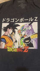 Dragon Ball Z DBZ Graphic T-Shirt Men’s XL Gray Anime Goku Frieza Short Sleeve