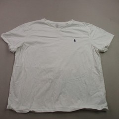 Polo Ralph Lauren Shirt Mens 2XL Short Sleeve V Neck Casual Outdoors White