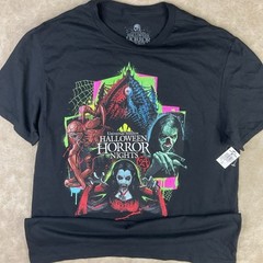 Halloween Horror Nights T-Shirt Sz L Universal Studios Where The Horror Lives