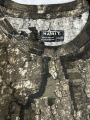 Habit Realtree Timber Camo Performance T-Shirt 2XL Stretch Hunting Short Sleeve