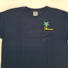 Goldburger Graphic Pocket T-Shirt Men’s Size Large Navy Blue Comfort Colors