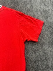 Adidas Go To Tee Shirt Mens Medium Red Short Sleeve Crew Neck Cotton Performance