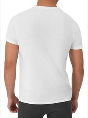 Hanes Men’s White Crewneck T-Shirt 6-Pack Undershirt Tee TAGLESS size L 42-44″