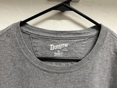 Duluth Trading Co Talk Dirt To Me Longtail T Gray T Shirt Size XL Relaxed Fit
