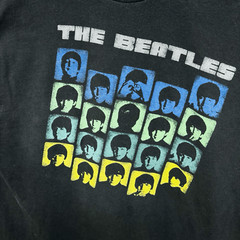 The Beatles 2007 Apple Official Band T Shirt John Paul George Ringo Black XL