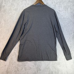 DISTRICT Mighty Trains Band Shirt Mens L Gray Long Sleeve Custom Ink Graphic Tee