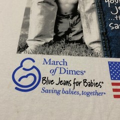 Vintage 1990s Levi Shirt Lee Denim Blue Jeans March of Dimes Wrangler Marathon