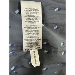 Travis Mathew Pixelated Shirt Mens 2XL Blue Heather Nights Performance SS NWT