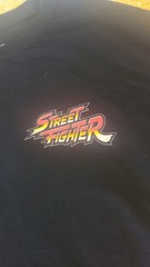 Capcom Street Fighter II Black Long Sleeve Graphic Tshirt Size L Large