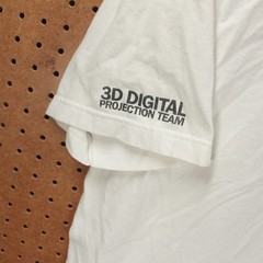 vtg 00s y2k DISNEY A Christmas Carol Pixar 3D Digital Projection Team t-shirt XL