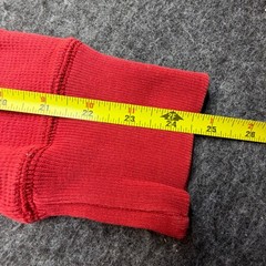 American Eagle Thermal Shirt Mens Medium Red Waffle Knit Long Sleeve Vintage Fit