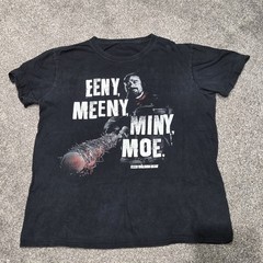 Delta Shirt Mens Large Black The Walking Dead Negan Lucille Promo Tee Zombie