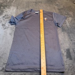Little Caesars Blue Line T Shirt Mens Small Gray Pizza Logo Performance