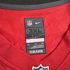 Nike Ryan Fitzpatrick Tampa Bay Buccaneers NFL Jersey Mens 3XL Red Black 14
