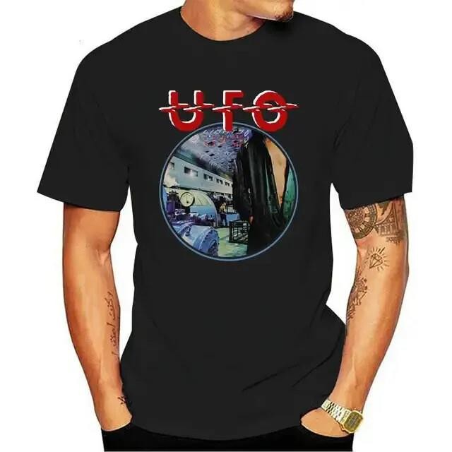 Lights Out UFO Band Black T-Shirt