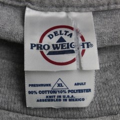 Wild Side LA CA T-Shirt Horses Gray Size XL Delta Pro-Weight
