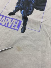 Marvel Black Panther Shirt Mens XL Gray Graphic Tee Superhero Comics Movie
