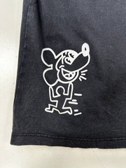 Limited Edition Disney Mickey Mouse x Keith Haring Grey T-Shirt 2XL XXL Japan
