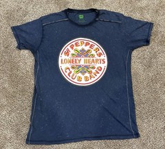 The Beatles Sargent Pepper T-Shirt Original Vintage Drum Head Mens Soft Feel