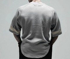 Men’s Bodybuilder T-Shirt by XXXL Inc., featuring a waffle-textured fabric XL